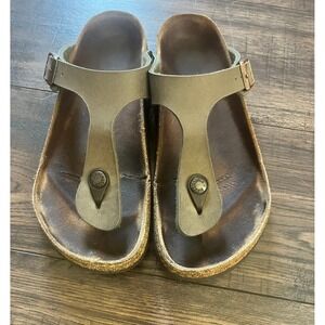 Birkenstock Gizeh Women Sandals Brown Size EU37 - 6.5 240mm